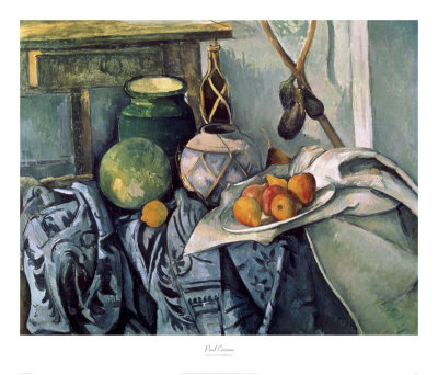 Still Life With Aubergines by Paul Cezanne Pricing Limited Edition Print image