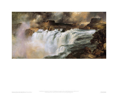 Shoshone Falls On The Snake River by Thomas Moran Pricing Limited Edition Print image