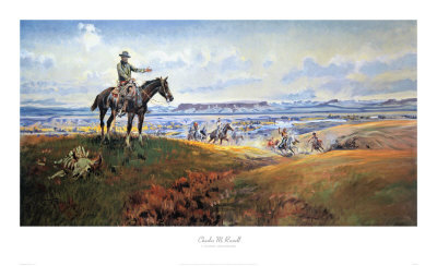 C. M. Russell And His Friends by Charles Marion Russell Pricing Limited Edition Print image