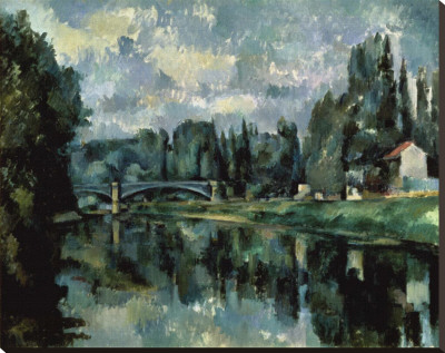 The Banks Of Marne At Creteil by Paul Cezanne Pricing Limited Edition Print image