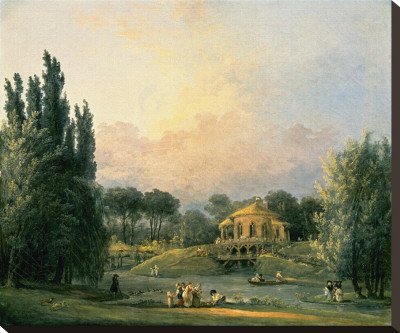 Italian Tempietto In A Park by Hubert Robert Pricing Limited Edition Print image