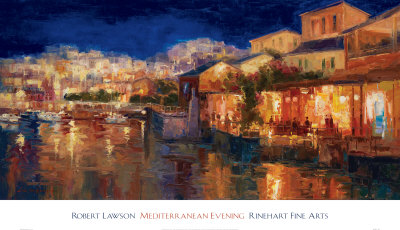 Mediterranean Evening by Robert Lawson Pricing Limited Edition Print image