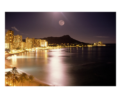 Waikiki Beach And Diamond Head, Hi by Tomas Del Amo Pricing Limited Edition Print image