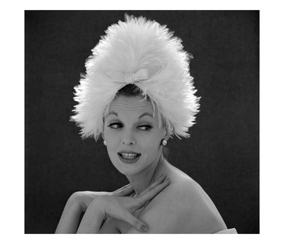 White Feathered Hat, 1960S by John French Pricing Limited Edition Print image