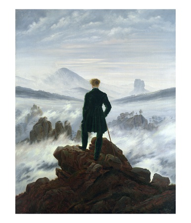 The Wanderer Above The Sea Of Fog, 1818 by Caspar David Friedrich Pricing Limited Edition Print image