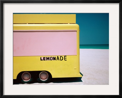 Lemonade Truck On Beach, Miami, Usa by Jeffrey Becom Pricing Limited Edition Print image