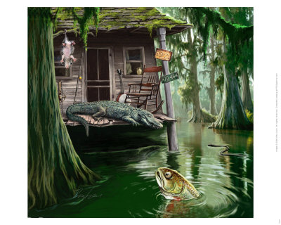 The Bayou by Wes Lowe Pricing Limited Edition Print image