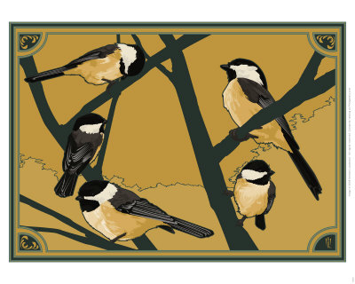Chickadees by Michael Lavasseur Pricing Limited Edition Print image
