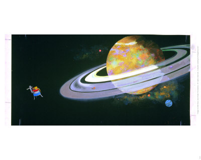 Approaching Saturn by Ezra Jack Keats Pricing Limited Edition Print image