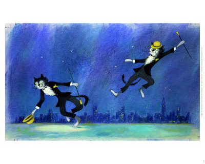 Dancing Cats by Ezra Jack Keats Pricing Limited Edition Print image