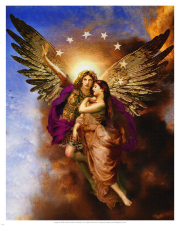 Angelic Escort by Howard David Johnson Pricing Limited Edition Print image