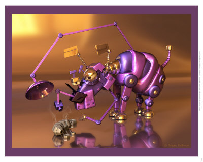Robot Doggie by Bryan Ballinger Pricing Limited Edition Print image
