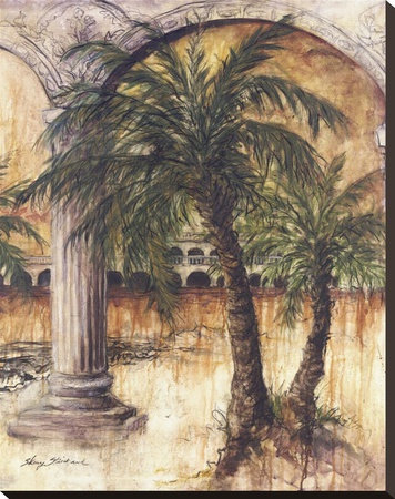 Two Palms by Sherry Strickland Pricing Limited Edition Print image