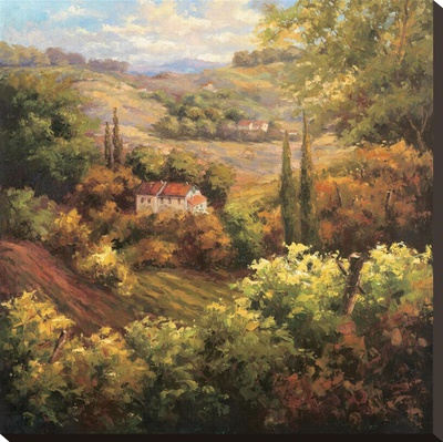 Mediterranean Valley Farm by Hulsey Pricing Limited Edition Print image