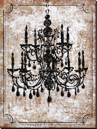 Vintage Chandelier I by Lisa Ven Vertloh Pricing Limited Edition Print image