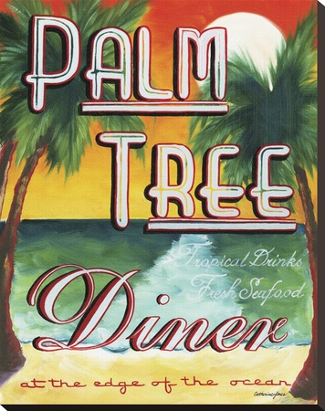 Palm Tree Diner by Catherine Jones Pricing Limited Edition Print image