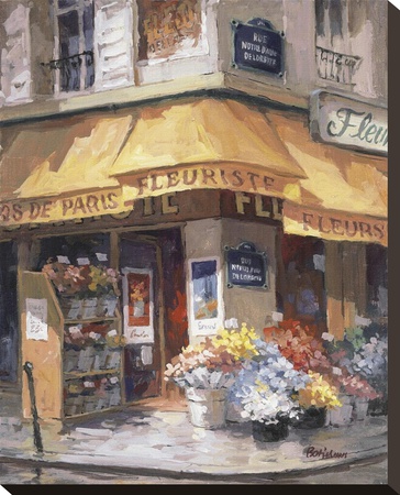 Colorful Corner, Paris by George Botich Pricing Limited Edition Print image