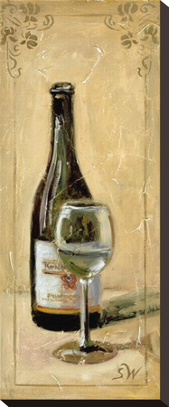 White Wine With Glass by Shari White Pricing Limited Edition Print image