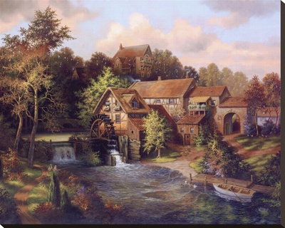 The Old Mill by Klaus Strubel Pricing Limited Edition Print image