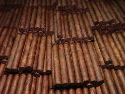 Stacks Of Cigars In A Cigar Factory, Havana, Cuba by Mason Florence Pricing Limited Edition Print image