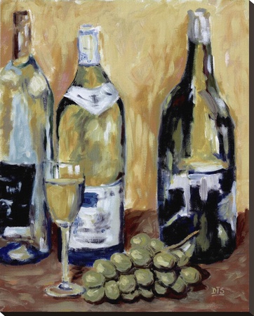 Wine And Grapes I by D.J. Smith Pricing Limited Edition Print image