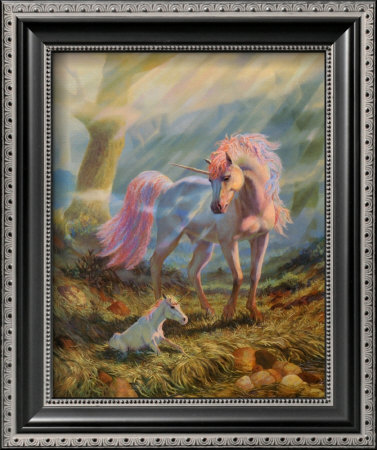 Unicorn And Foal by Tinkler Pricing Limited Edition Print image