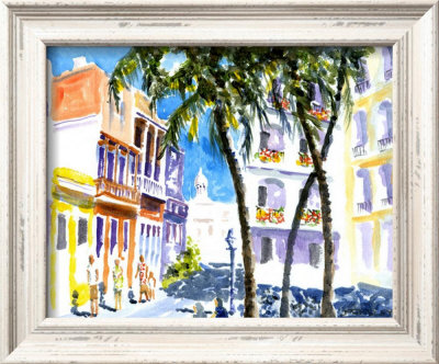 San Juan, Puerto Rico by J. Presley Pricing Limited Edition Print image