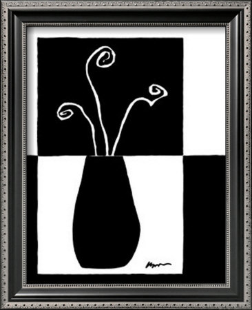 Minimalist Flower In Vase I by Jennifer Goldberger Pricing Limited Edition Print image