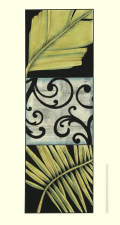 Palms And Scrolls I by Jennifer Goldberger Pricing Limited Edition Print image