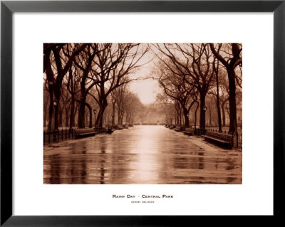 Rainy Day, Central Park by Sergei Beliakov Pricing Limited Edition Print image