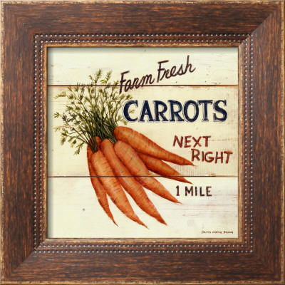 Farm Fresh Carrots by David Carter Brown Pricing Limited Edition Print image