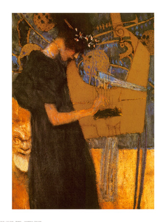 The Music by Gustav Klimt Pricing Limited Edition Print image