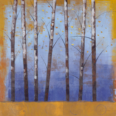 Birch Trees Ii by Cheryl Martin Pricing Limited Edition Print image