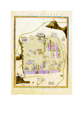 City Map, Heirusalum by Ptolemy Pricing Limited Edition Print image