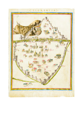 City Map, Florentia by Ptolemy Pricing Limited Edition Print image