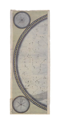Chinese Astrological Map (Panel Detail, No. 2) by Johann Adam Schall Von Bell Pricing Limited Edition Print image