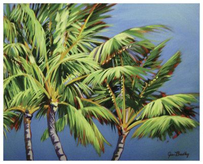 3 Crazy Palms by Jean Bradley Pricing Limited Edition Print image