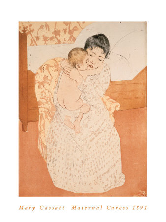 Maternal Caress by Mary Cassatt Pricing Limited Edition Print image