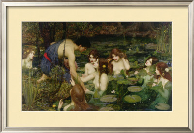 Hylas And The Nymphs by John William Waterhouse Pricing Limited Edition Print image