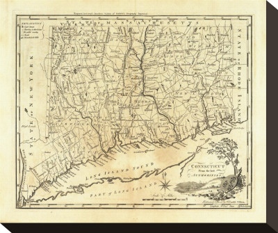 Connecticut, C.1795 by Mathew Carey Pricing Limited Edition Print image
