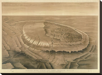 Bird's Eye View Of The Black Hills, C.1879 by Henry Newton Pricing Limited Edition Print image