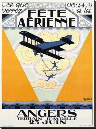 Fete Aerienne Angers by P. L. Armand Pricing Limited Edition Print image