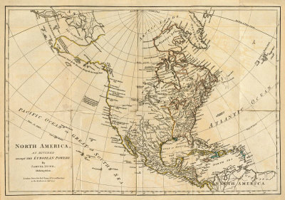 North America, As Divided Amongst The European Powers, C.1776 by Robert Sayer Pricing Limited Edition Print image