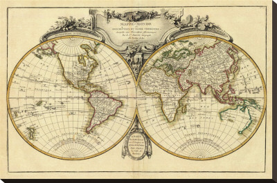 Mappemonde, C.1782 by Jean Janvier Pricing Limited Edition Print image