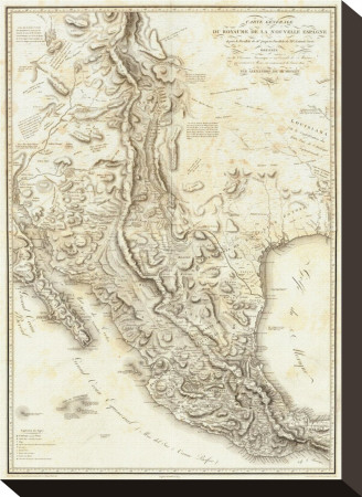 Composite: Nouvelle Espagne, C.1809 by Alexander Von Humboldt Pricing Limited Edition Print image