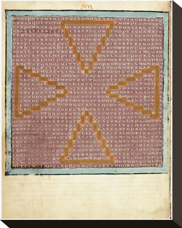 De Laudibus Sanctae Crucis: Poem No. 6, 9Th Century by Magnetius Hrabanus Maurus Pricing Limited Edition Print image