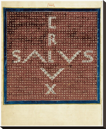 De Laudibus Sanctae Crucis: Poem No. 3, 9Th Century by Magnetius Hrabanus Maurus Pricing Limited Edition Print image