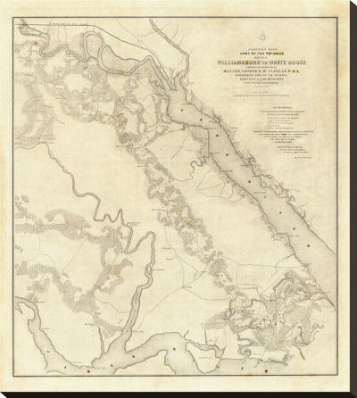 Civil War: Williamsburg To White House, C.1862 by Henry L. Abbot Pricing Limited Edition Print image