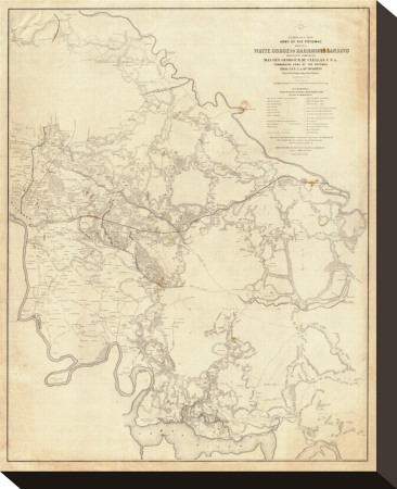 Civil War: White House To Harrisons Landing, C.1862 by Henry L. Abbot Pricing Limited Edition Print image