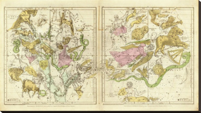 The Constellations In April - September, C.1835 by Elijah H. Burritt Pricing Limited Edition Print image